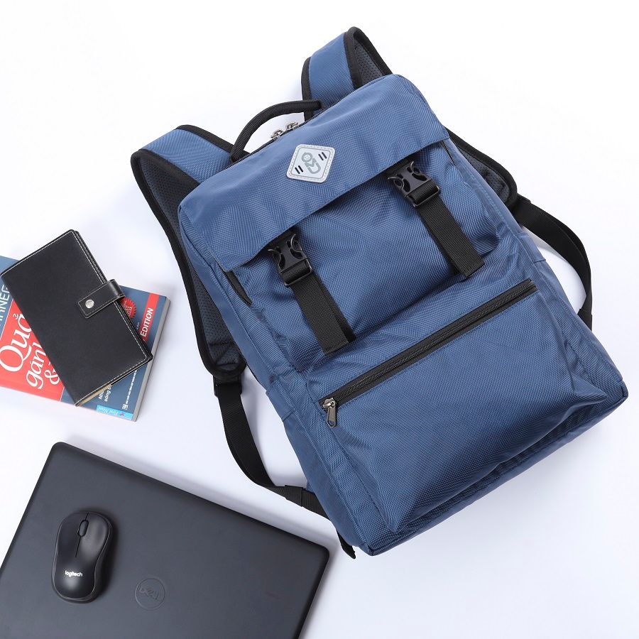  UMO TRAVELEYS BackPack Navy - Balo Laptop Cao Cấp 