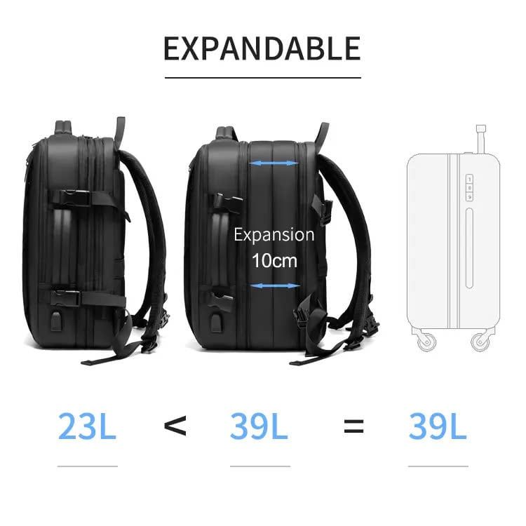 May Balo Laptop Thông Minh Dung Lượng Lớn, Chống Nước, Túi Mở Rộng, Cổng USB Theo Yêu Cầu - BL24109