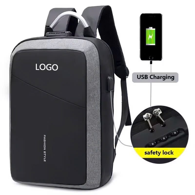 May Balo Laptop Chống Trộm, Chống Nước, Tích Hợp Cổng USB, Thiết Kế Thông Minh Theo Yêu Cầu - BL2421