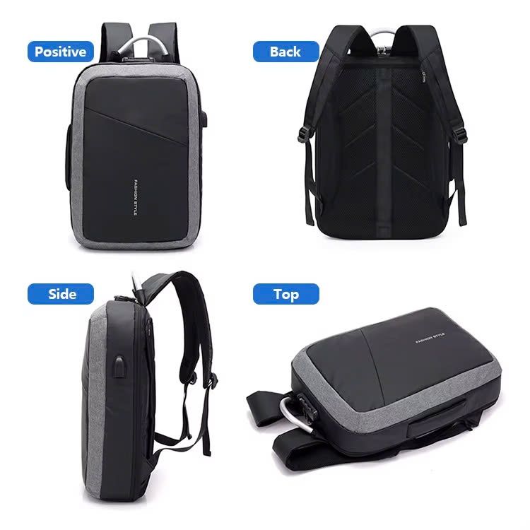 May Balo Laptop Chống Trộm, Chống Nước, Tích Hợp Cổng USB, Thiết Kế Thông Minh Theo Yêu Cầu - BL2421