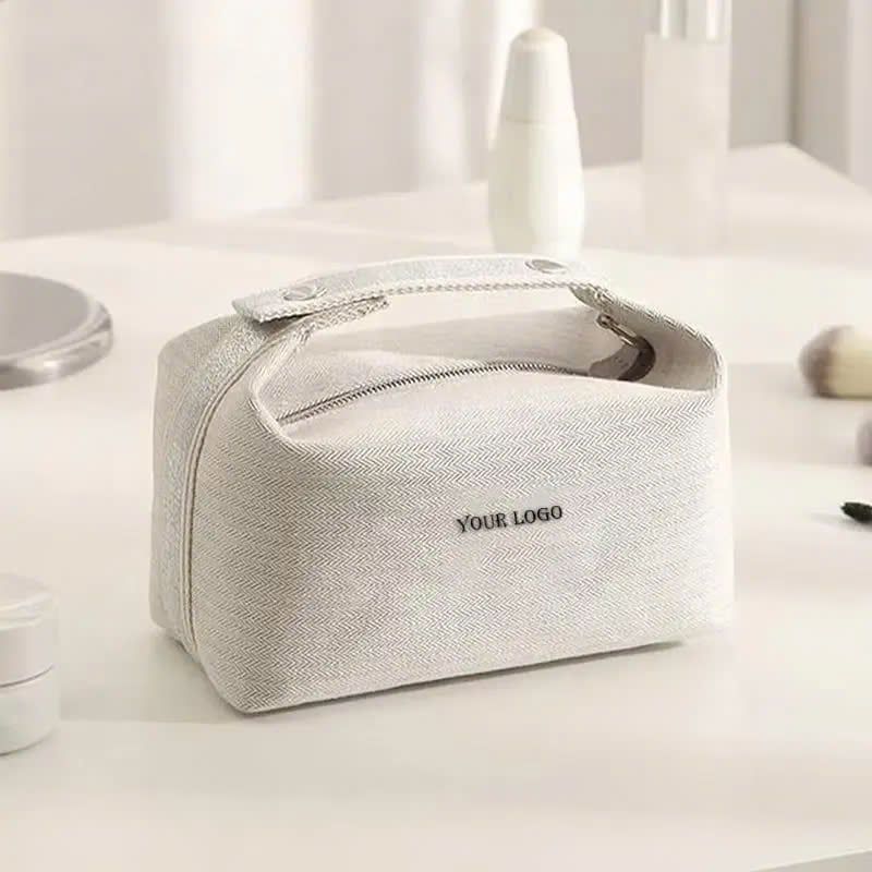 May Túi đựng mỹ phẩm vải Canvas theo yêu cầu - BL2481