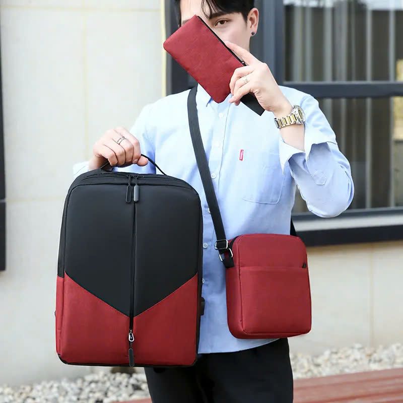 May Balo Laptop Có Cổng Sạc Thông Minh, Dành Cho Máy Tính 15.6 Inch Theo Yêu Cầu - BL2450