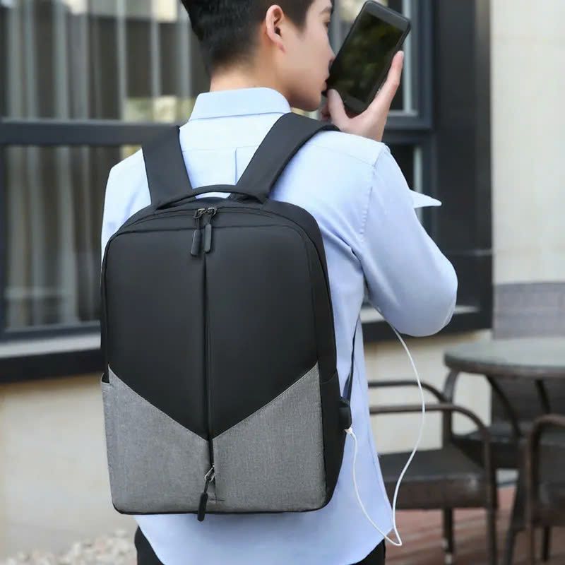 May Balo Laptop Có Cổng Sạc Thông Minh, Dành Cho Máy Tính 15.6 Inch Theo Yêu Cầu - BL2450