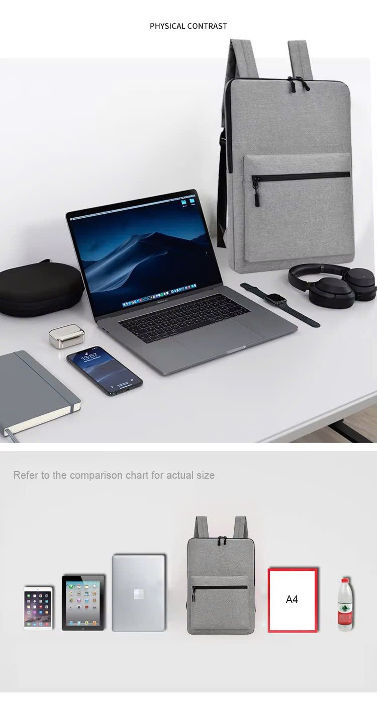 May Balo Laptop Siêu Mỏng Chống Nước Đựng Máy Tính 14, 15.6 Đa Năng Theo Yêu Cầu - BL24141