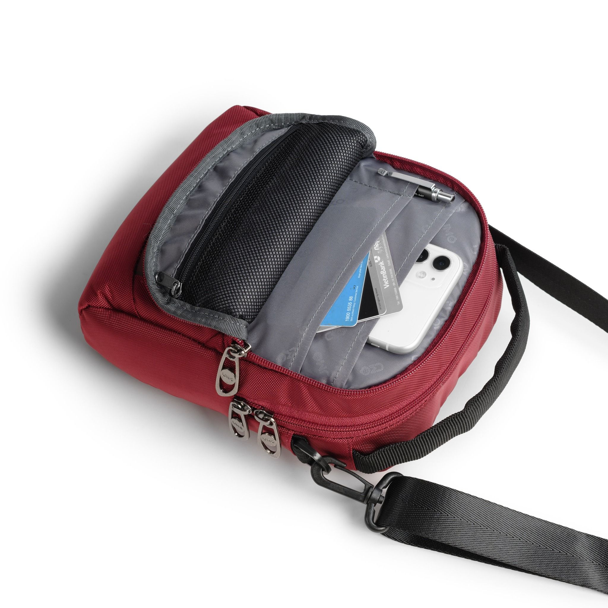 Túi Chéo UMO HANDPASS Bags D.Red M22510