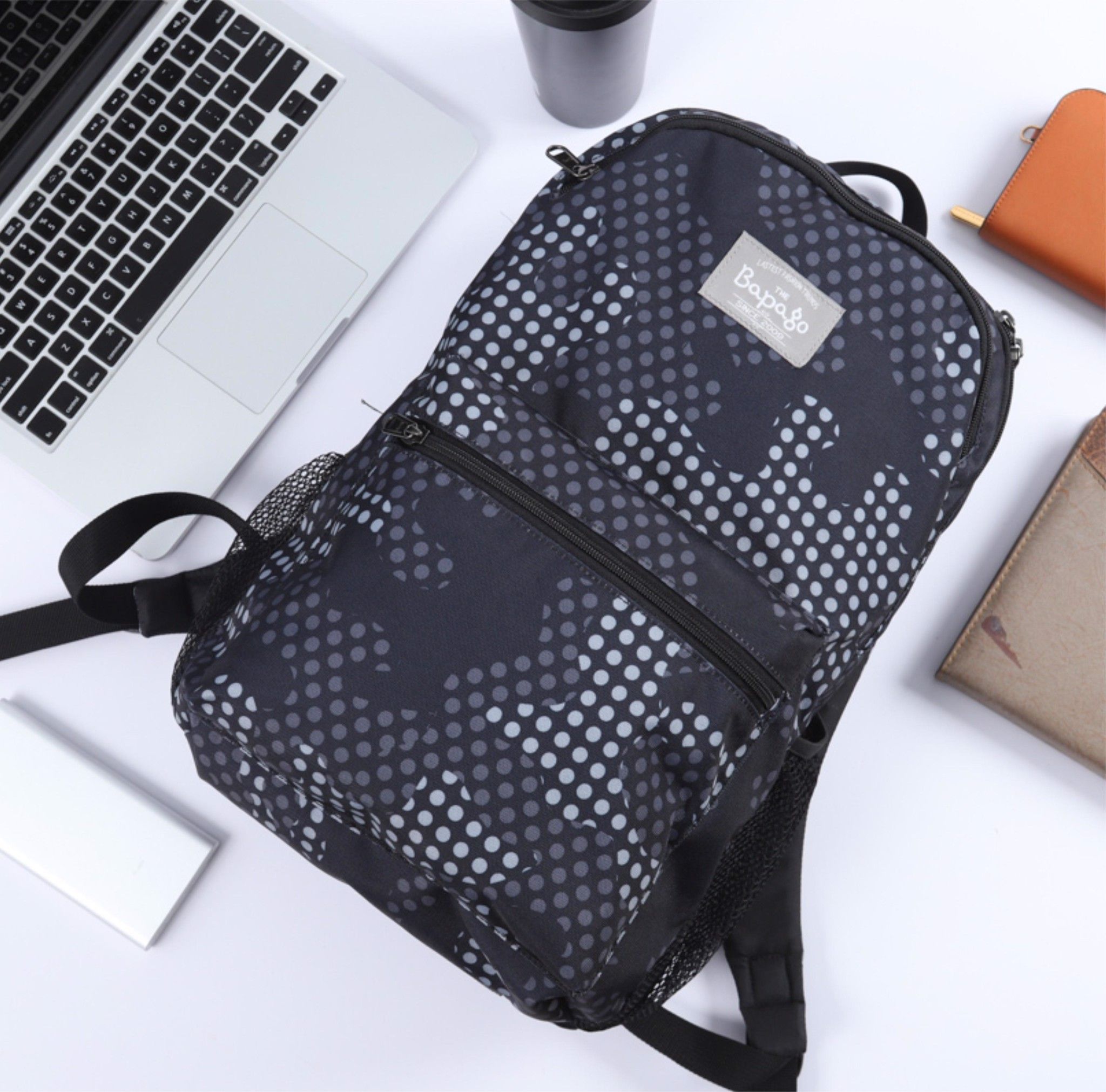  Balos AKIRA Black/Grey Backpack - Balo Thời Trang 