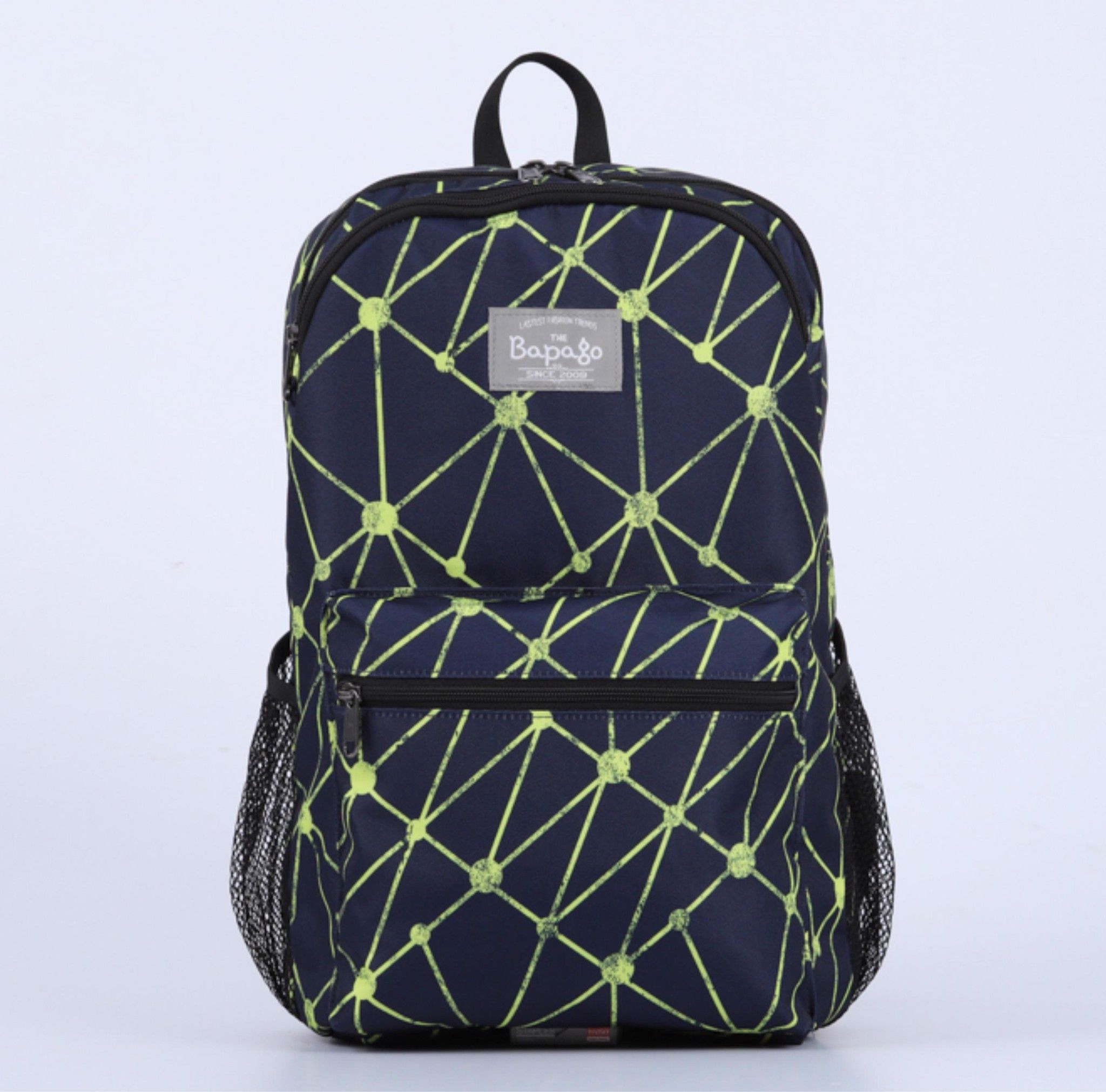  Balos AKIRA Navy/Green Backpack - Balo Thời Trang 