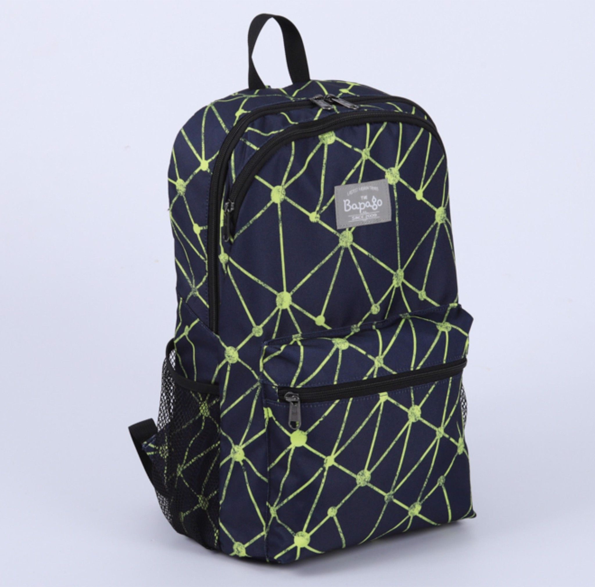 Balos AKIRA Navy/Green Backpack - Balo Thời Trang