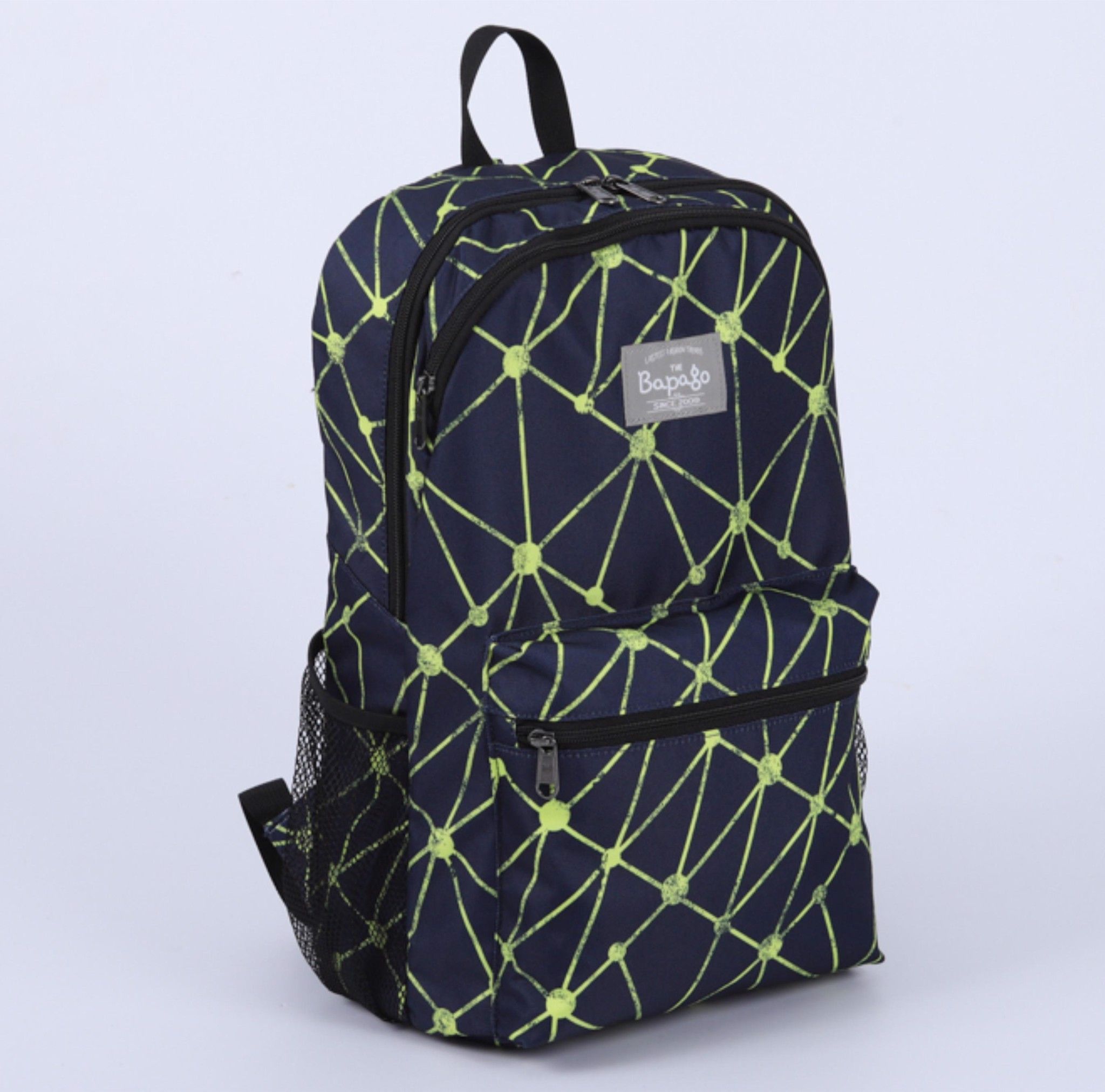  Balos AKIRA Navy/Green Backpack - Balo Thời Trang 