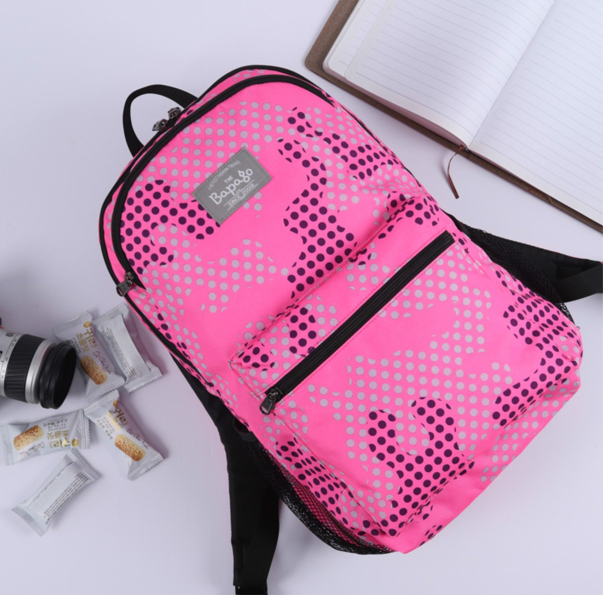 Balos AKIRA Pink Backpack - Balo Thời Trang