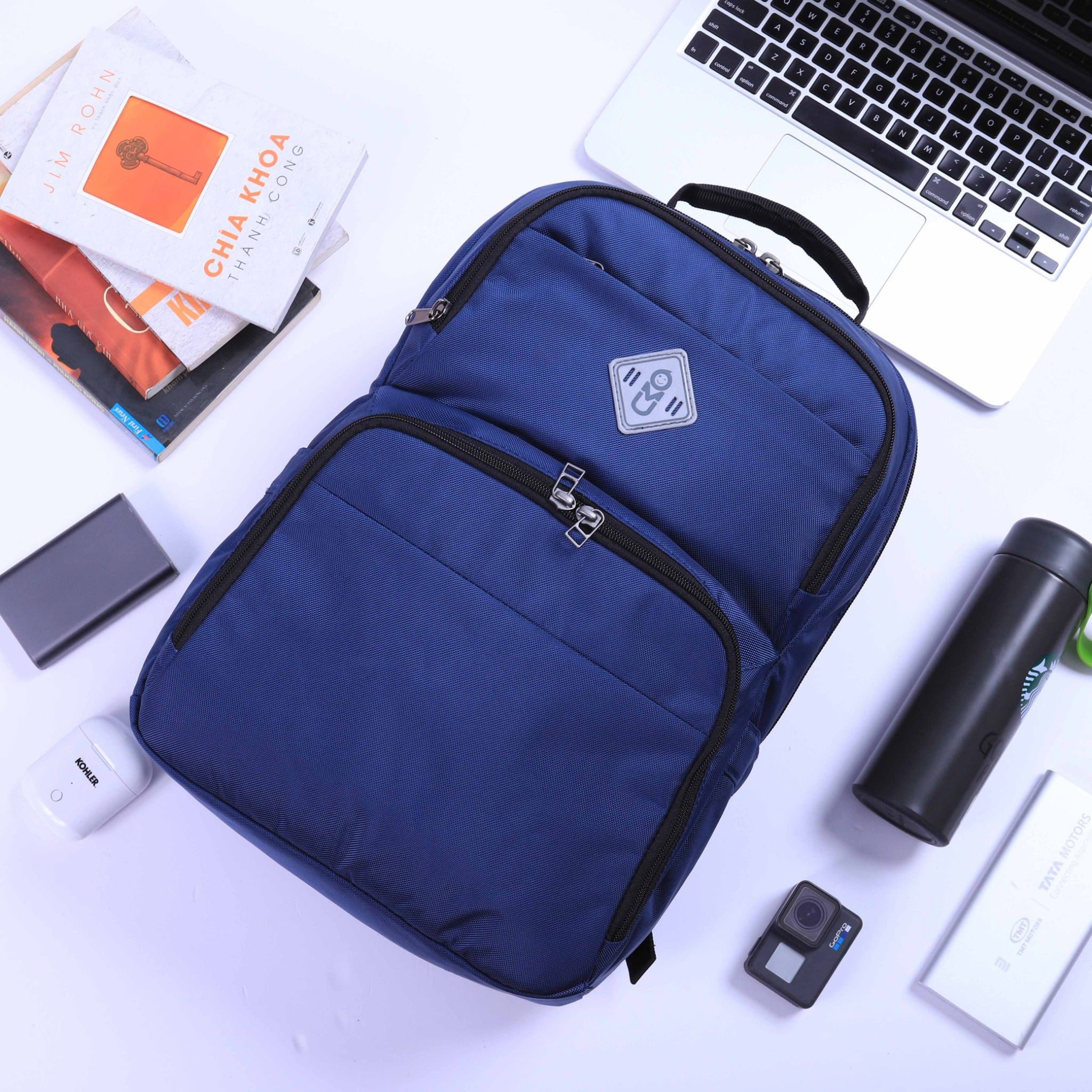 UMO DYNAMIC BackPack Navy- Balo Laptop Cao Cấp