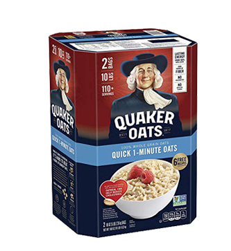 Yến Mạch Quaker Oats Xay Nhuyễn Thùng Màu Xanh 2,26kg