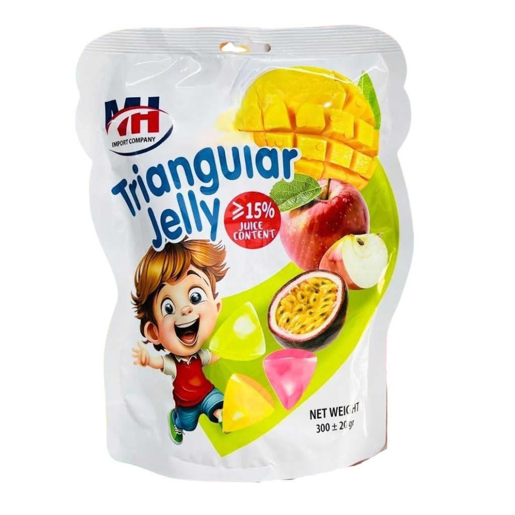 Thạch Tam Giác Vị Trái cây 300g - Món giải nhiệt hoàn hảo cho mùa hè