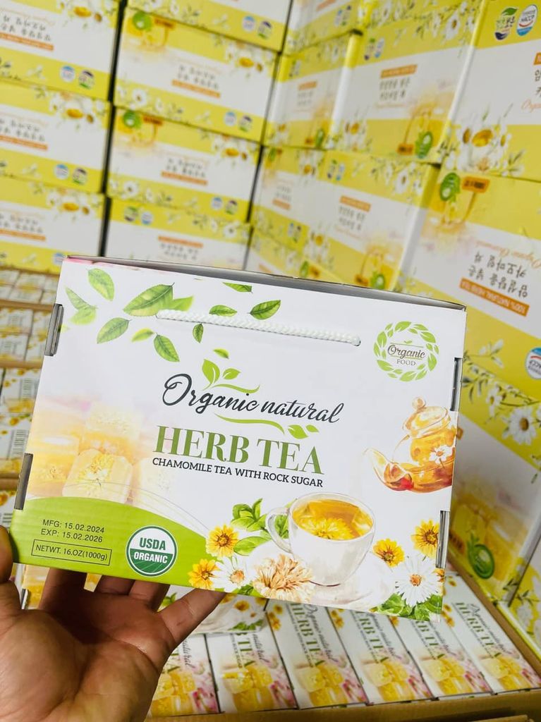 Trà Dưỡng Nhan Herb Tea Organic - Bí Quyết Da Xinh Dáng Đẹp