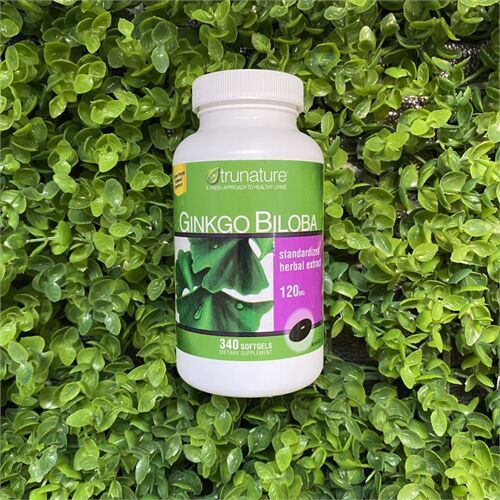 Bổ Não Ginkgo Biloba With 120mg Vinpocetine Trunature 340 viên