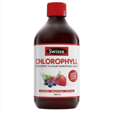 Nước Diệp Lục Dâu Việt Quốc Mâm Xôi Swisse Chlorophyll - Chai 500ml