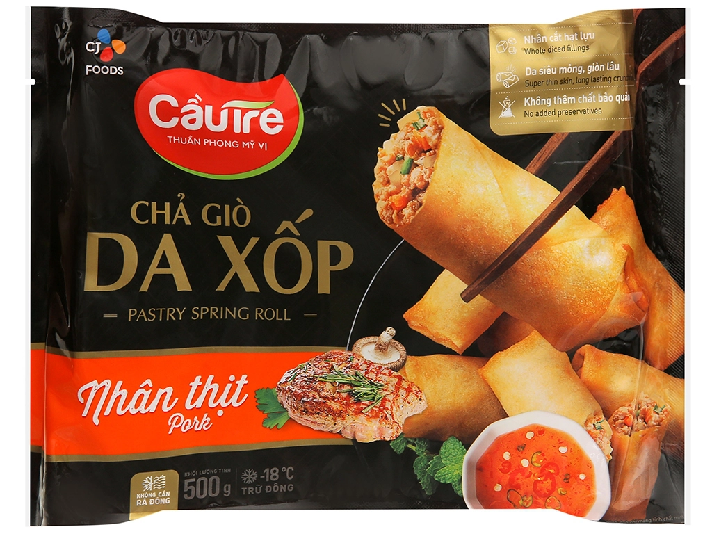 Chả giò Da Xốp Cầu Tre - 400gr