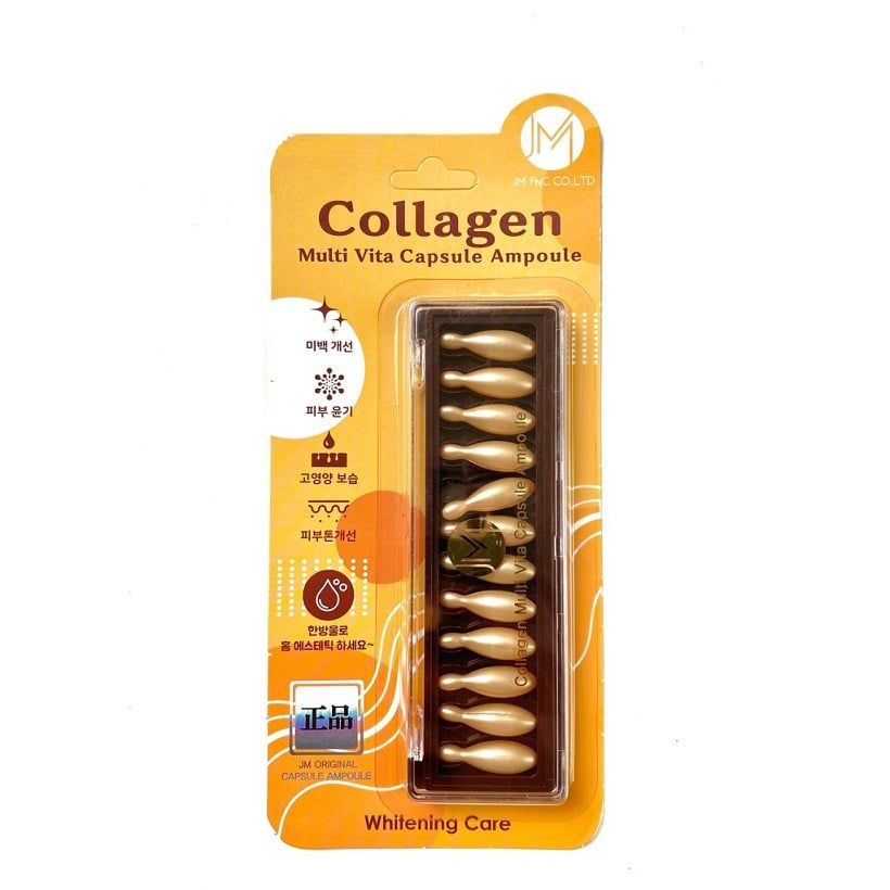 Tinh Chất JM Collagen Multi Vita Capsule Ampoule - Hộp 12 VIÊN