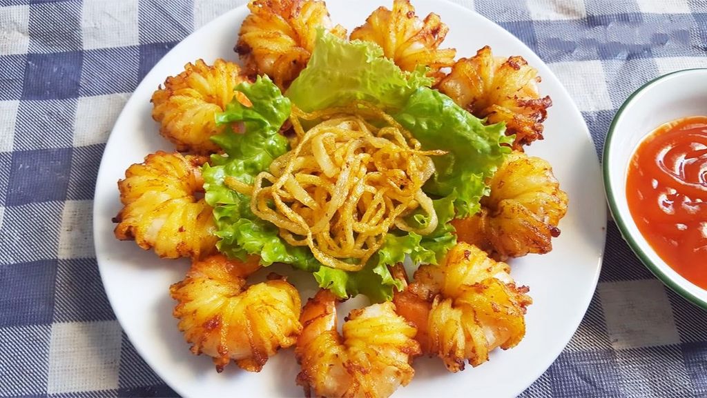 Tôm Cuộn Khoai Tây - Vỉ