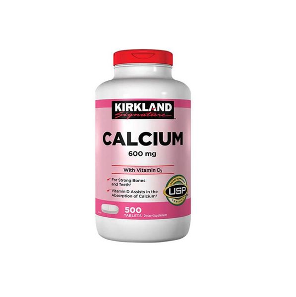 Viên Uống Calcium 600Mg + D3 Kirkland 500 Viên