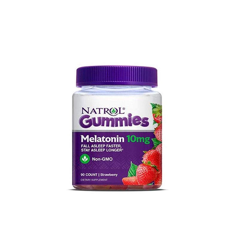 Kẹo Dẻo Giúp Ngủ Ngon Natrol Gummies Melatonin 10mg 90 Viên