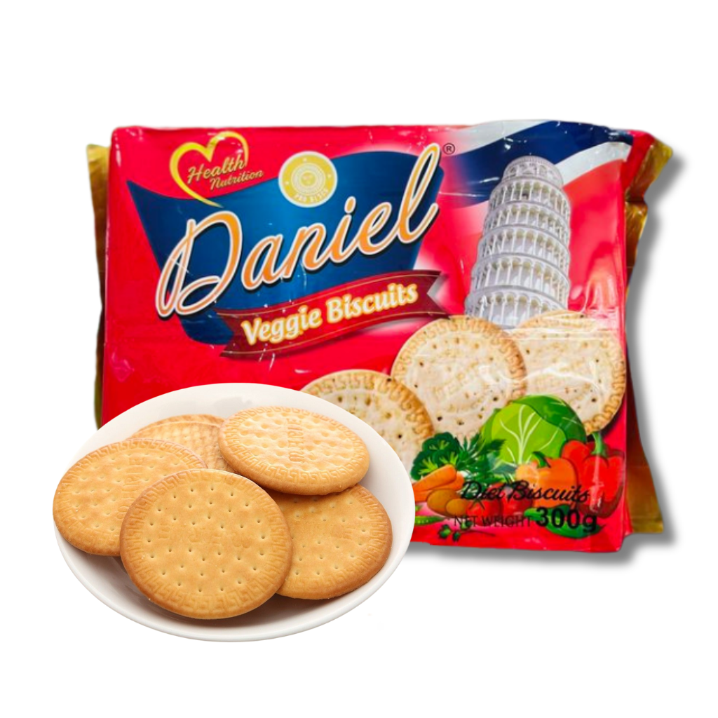Bánh Quy Daniel Veggie Biscuits - Vị Giòn Thơm Khó Cưỡng!