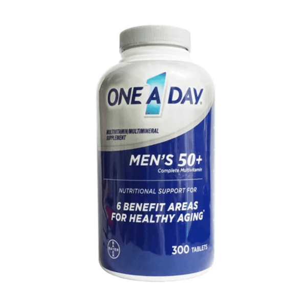 Viên Uống Bổ Sung Vitamin Tổng Hợp One A Day Men's 50+ 300 Viên