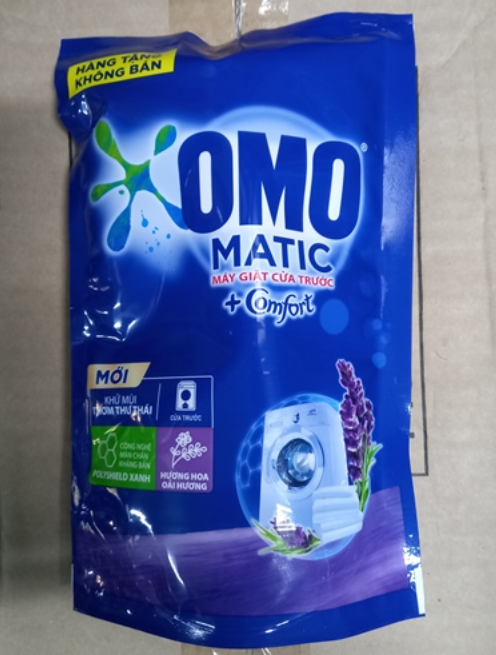 Nước Giặt Cửa Trước OMO Matic Comfort - Hương Oải Hương 400ML