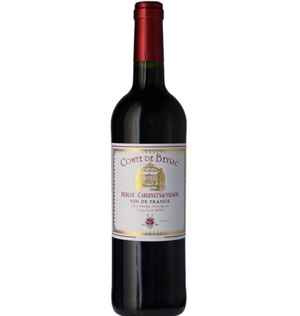 Cặp Rượu Vang Đỏ Pháp COMTE DE BEYLAC - 750ml