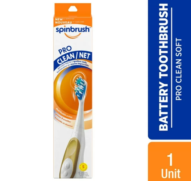 BC Đánh Răng Pin Spinbrush PRO CLEAN - S