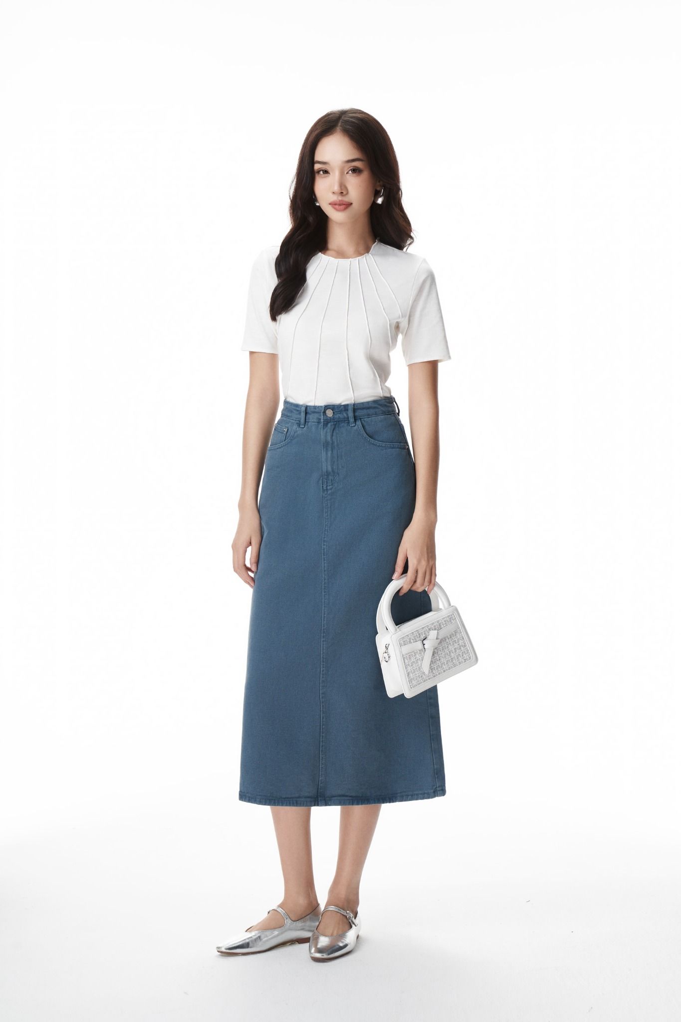 Chân váy Nathalia Denim Skirt