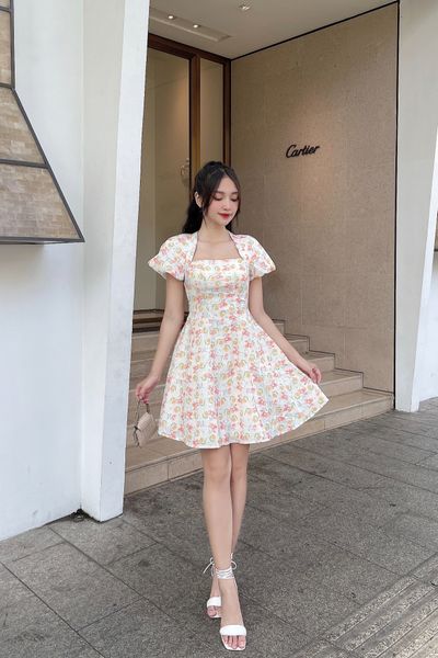  Gabino Flower Dress 