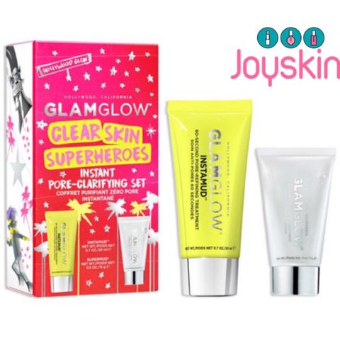 Set mặt nạ thu nhỏ lỗ chân lông Glamglow Clear Skin Superheroes