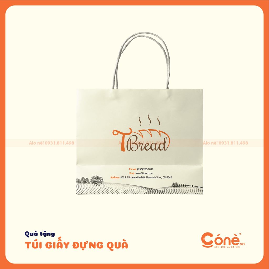 in túi giấy quà tặng