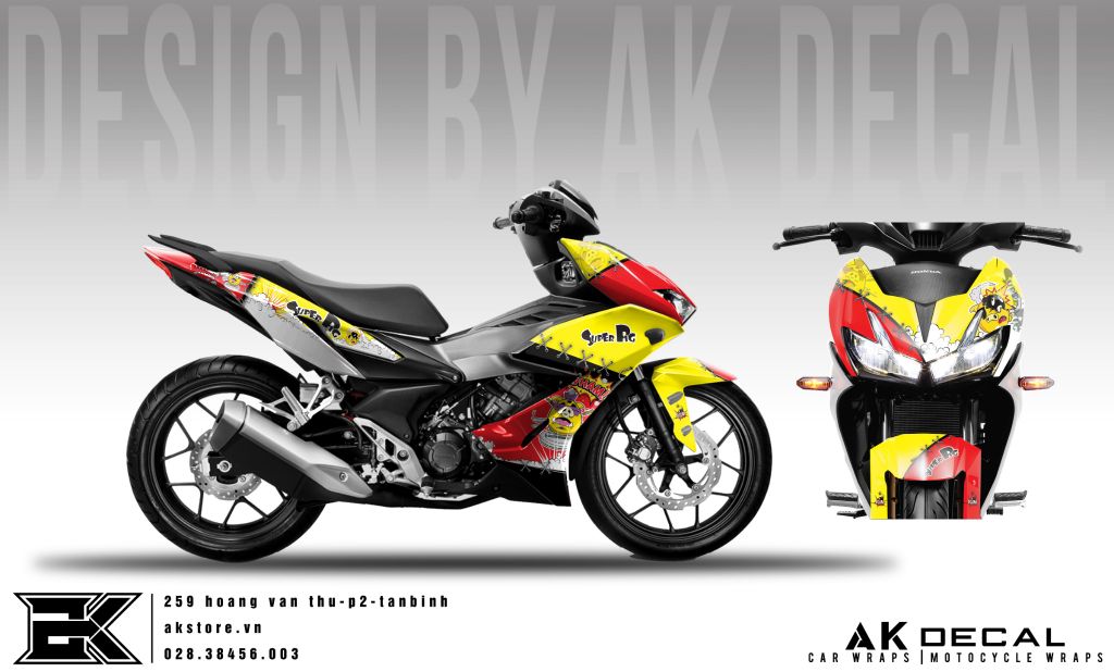 Tem xe Honda Winner X- 027