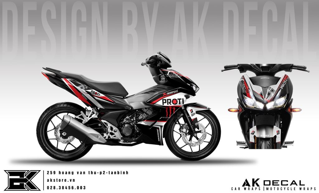 Tem xe Honda Winner X- 002