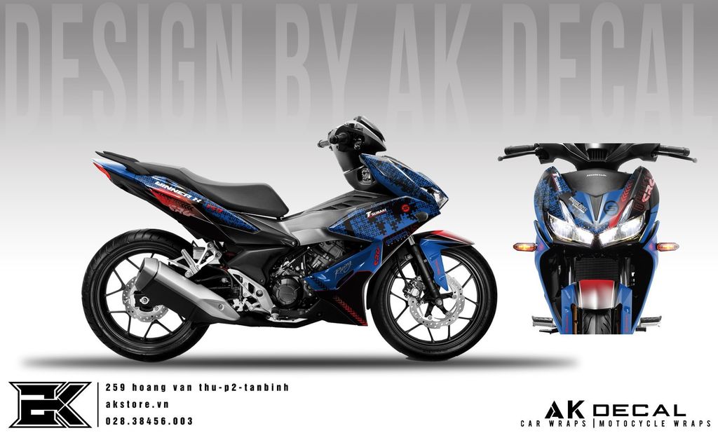 Tem xe Honda Winner X- 007