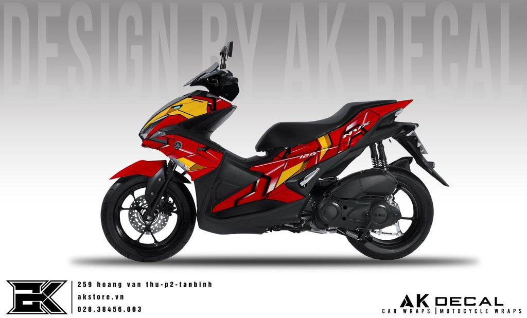 Tem xe Yamaha NVX - 012