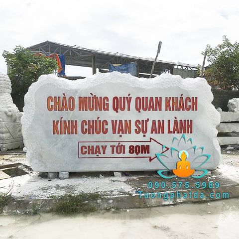 Bảng Hiệu Chỉ Dẫn Bằng Đá Tự Nhiên Đẹp