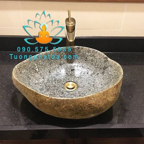 Lavabo Đá Granite Tự Nhiên Nguyên Khối