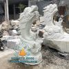 Tượng Cá Chép Hóa Rồng Đá Phun Nước Đẹp Tại Lâm Đồng