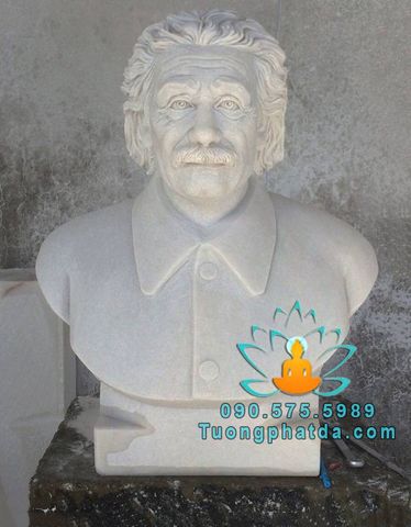 Tượng Chân Dung Albert Einstein Đá Mỹ Nghệ Non Nước