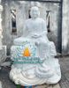 Tượng Phật Địa Tạng Tọa Sen Bằng Đá