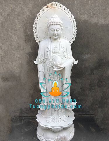 Tượng Phật A Di Đà Bằng Đá Non Nước Đà Nẵng