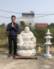 Mẫu Tượng Phật Di Lặc Đá Cúng Dường Đẹp Cao 1.2m