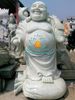 Tượng Phật Di Lặc Đá Vát Gậy Như ý Đẹp Đà Nẵng