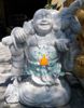 Tượng Phật Di Lặc Gánh Đào Đá Trắng Non Nước