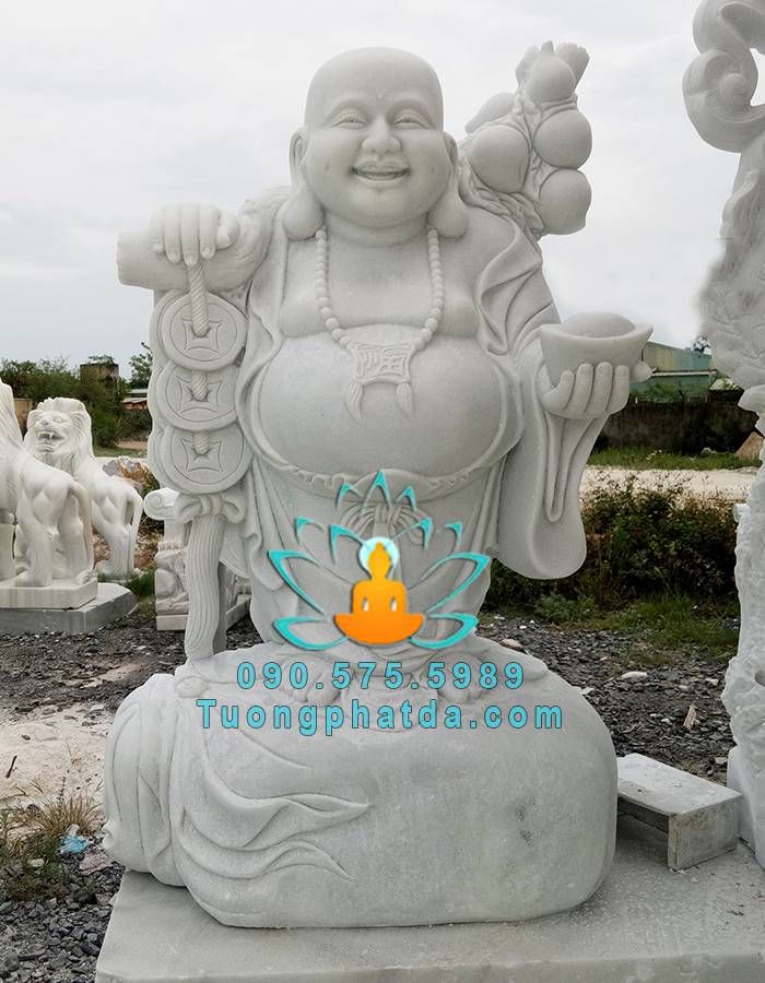 Tượng Phật Di Lặc Vác Đào Tiên Đá Non Nước