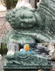 Tượng Phật Nhập Niết Bàn Đá Cẩm Thạch Ấn Độ Nguyên Khối