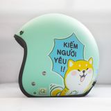  Nón bảo hiểm Couple Shiba và FA Shiba - Yêu là đủ shop 